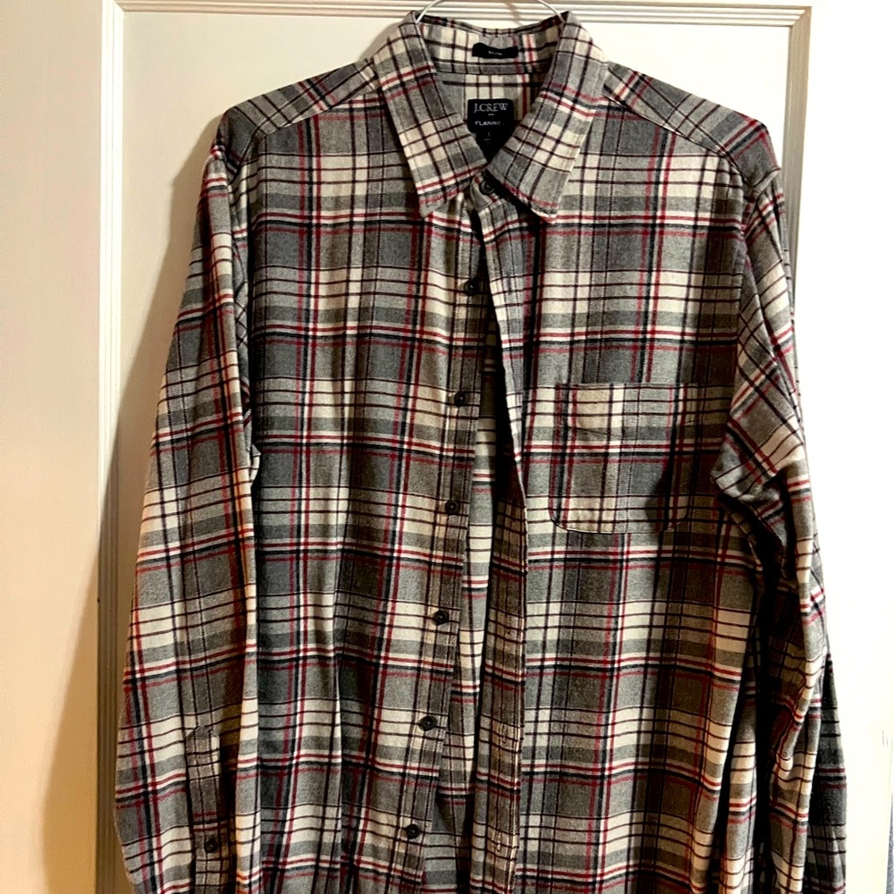 Jcrew Slim flannel shirt (never worn)